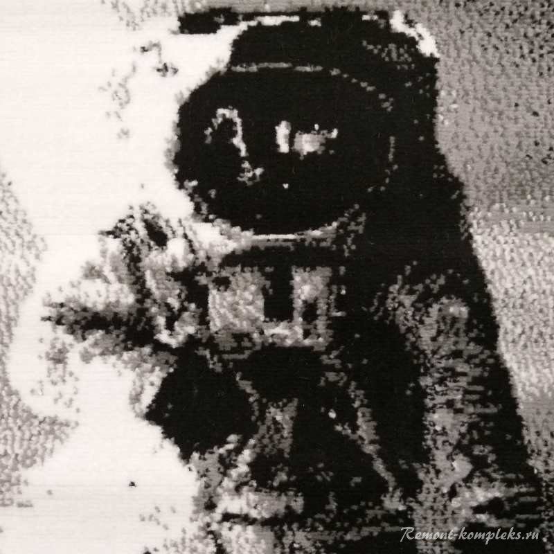 Ковер детский Сала 21 космонавт серый без обстановки